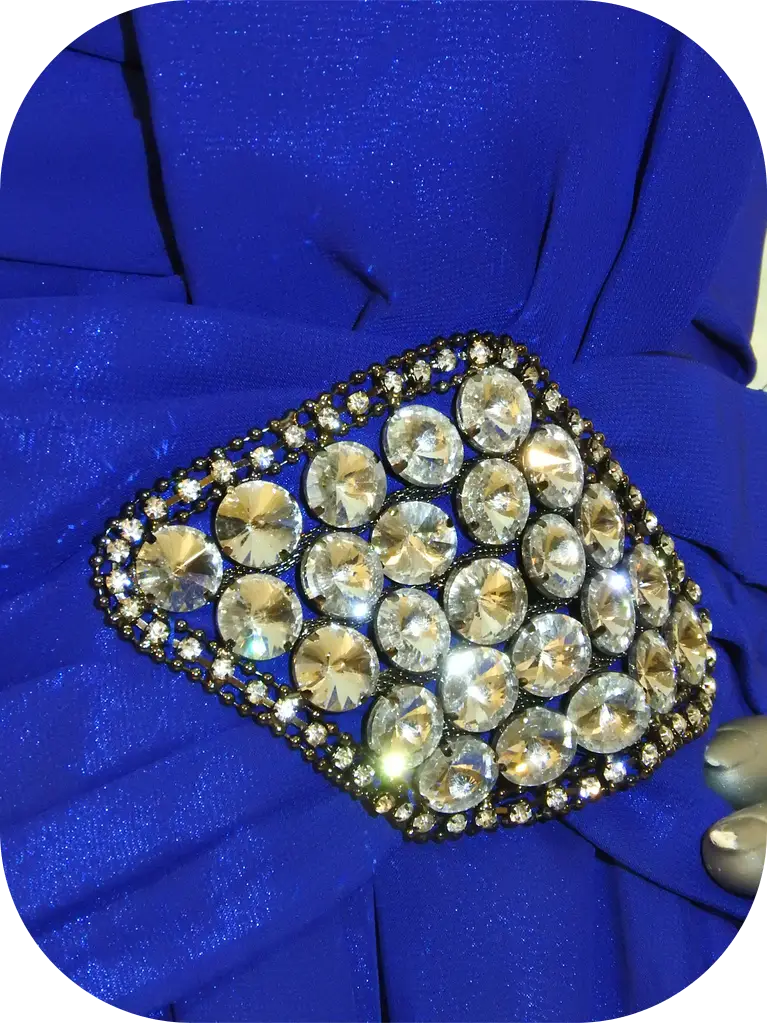 Robe de cocktail en mousseline