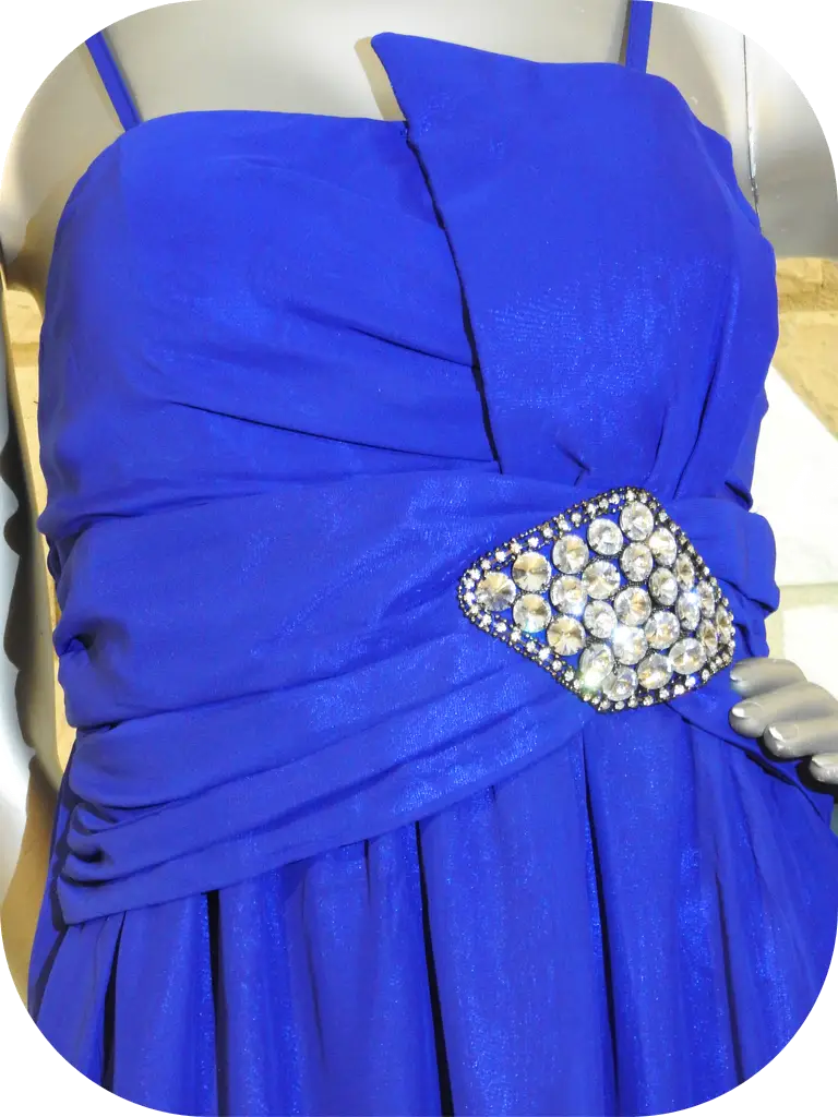 Robe de cocktail en mousseline