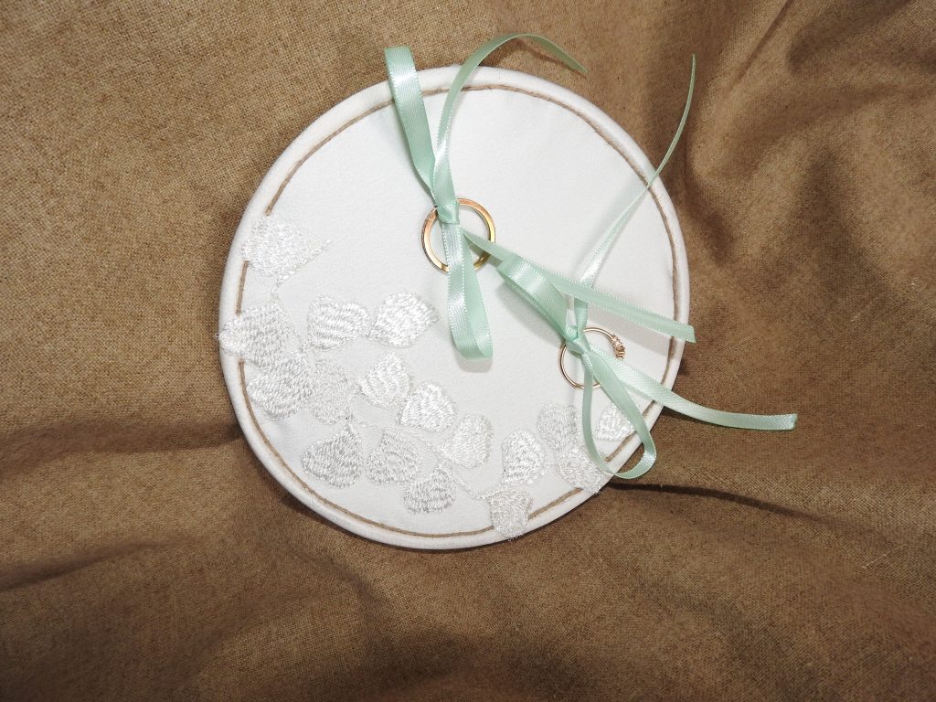 Coussin d'alliances cercle Bohème