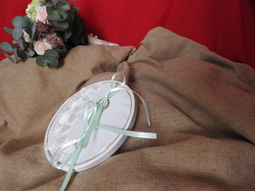 Coussin d'alliances cercle Bohème