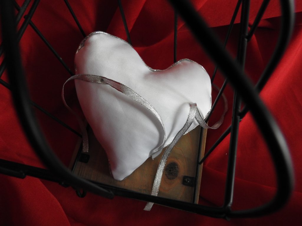 Coussin d'alliances Ecrin du Coeur Création