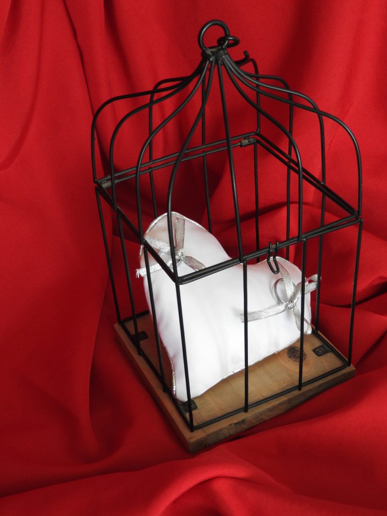 Coussin d'alliances Ecrin du Coeur Création