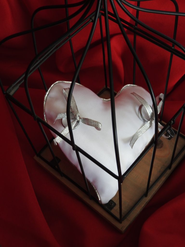 Coussin d'alliances Ecrin du Coeur Création