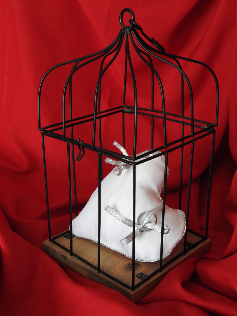 Coussin d'alliances Ecrin du Coeur Création