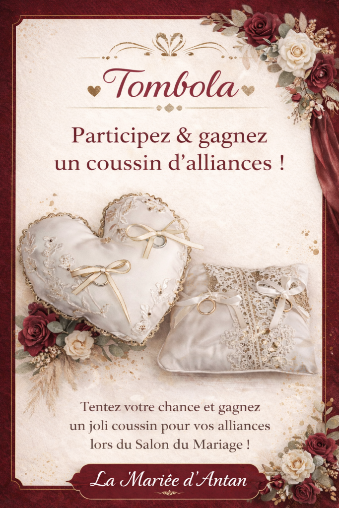 Affiche tombola Salon du Mariage 
