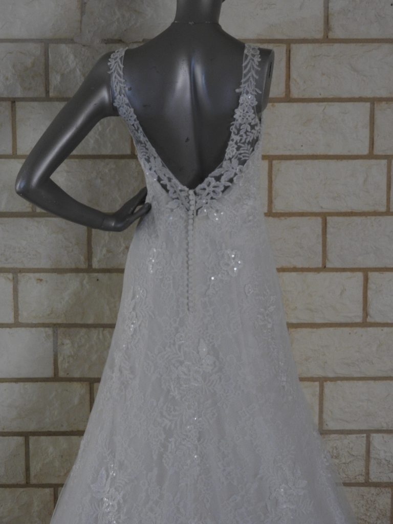 robe de mariée Alice arriere détail