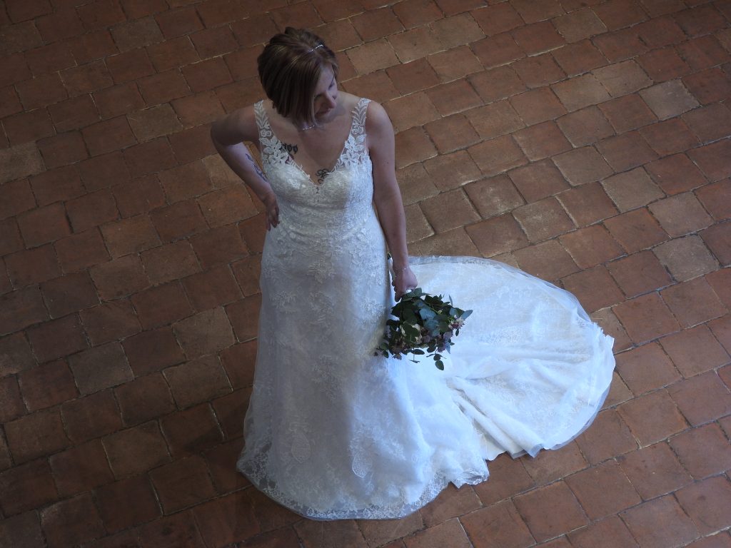 robe de mariée avant hauteur